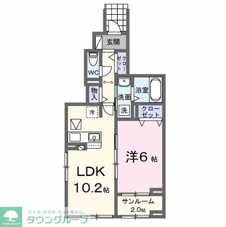 イーストフィールドIIの物件間取画像